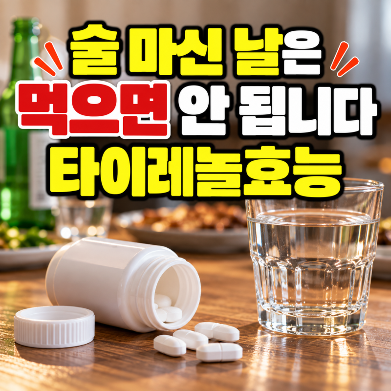 "술 마신 날은 먹으면 안 됩니다" 간 지키며 먹는 타이레놀효능 3가지
