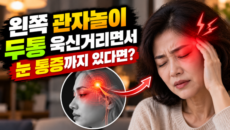 왼쪽 편두통 원인과 증상, 욱신거리는 한쪽 두통 그냥 넘기면 안 되는 이유