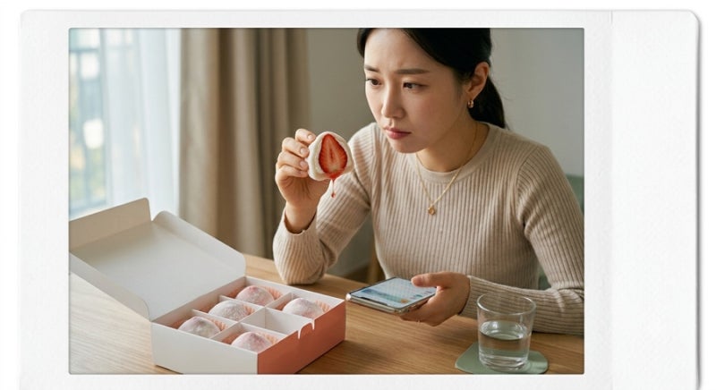 한정선 찹쌀떡 칼로리 | 줄 서서 산 한 개, 밥 몇 공기일까요