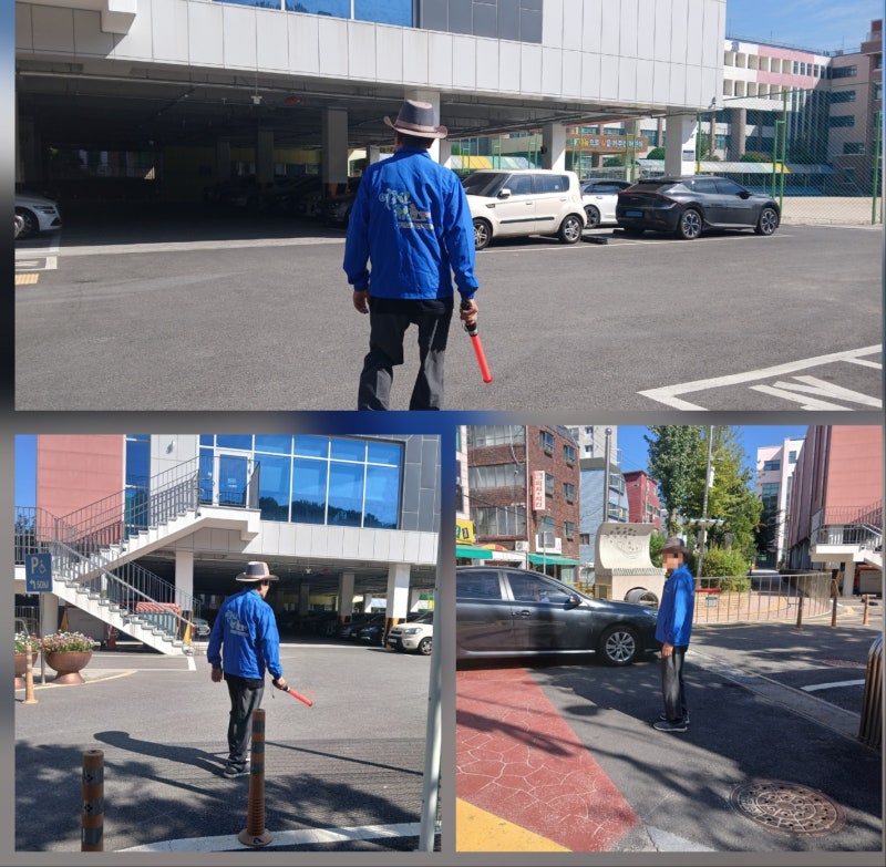 학교의 안전을 지키는 든든한 일자리, 부천시니어클럽'주차지킴이'