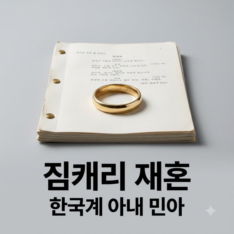 짐캐리 한국계 재혼 소식! 세 번째 아내 민아 정체와 결혼 정보 정리