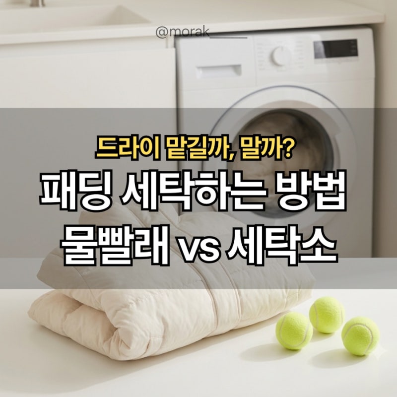 겨울 패딩 세탁법 세탁기 vs 세탁소 “패딩 드라이 맡길까?”