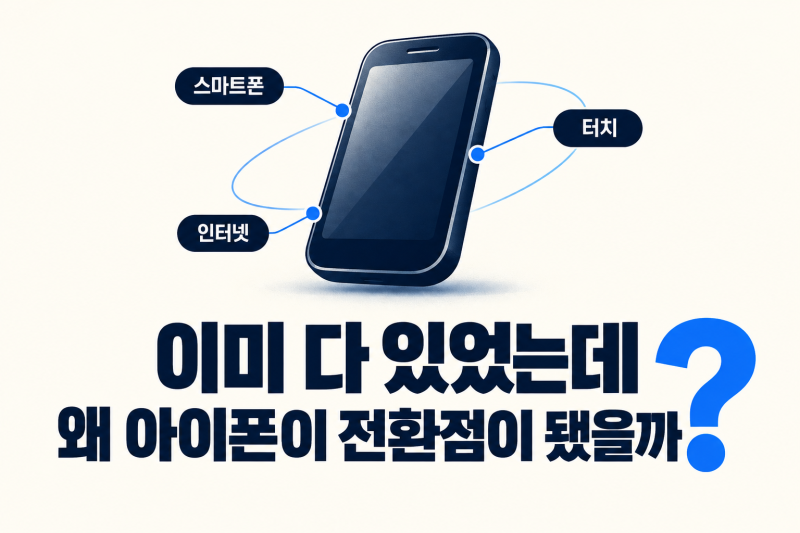 [시리즈기획②]아이폰은 정말 무엇을 혁신했을까? 스마트폰도 터치도 이미 있었다