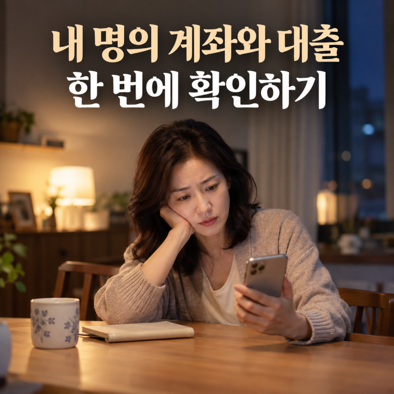 나도 모르는 계좌와 대출이 있다면? 내 명의 금융거래 한 번에 확인하는 방법