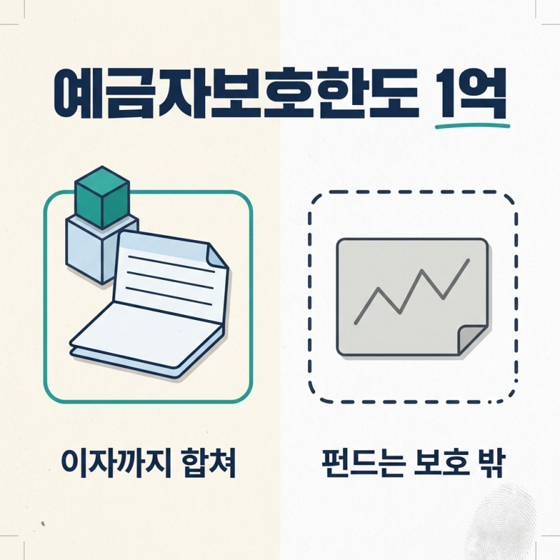 예금자보호 1억원은 은행마다 따로일까? 한 은행 통장 셋이면 예금자보호한도 하나