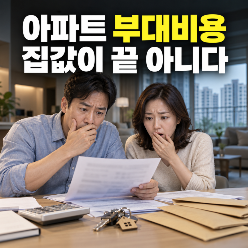 아파트 매매 부대비용 총정리｜취득세·중개수수료·등기비용 얼마 필요할까?