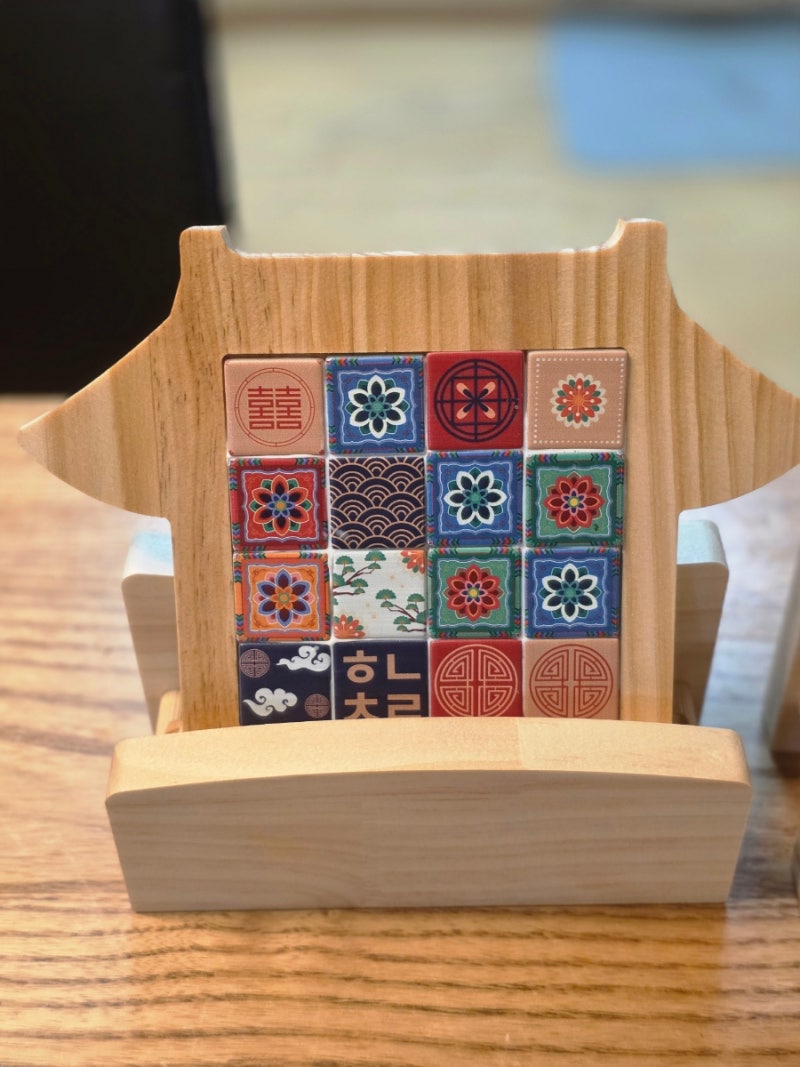 디지우드 목공수업체험 전통 타일 냄비받침 목공DIY 반제품 키트 후기