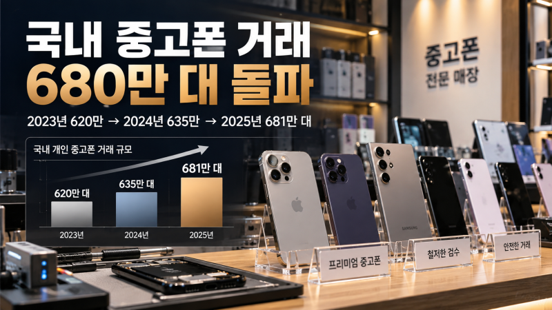 휴대폰 한 대 200만원 시대…결국 사람들이 중고폰으로 몰리기 시작했다
