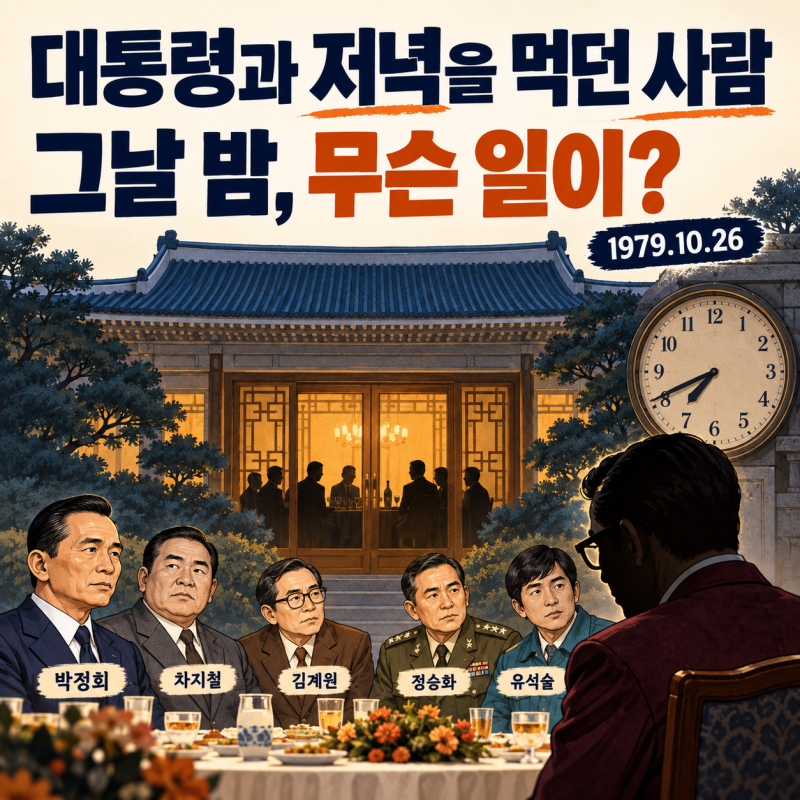 10·26 사건, 그날 밤 무슨 일이 있었나｜대통령을 쏜 김재규와 만찬장 밖의 사람들