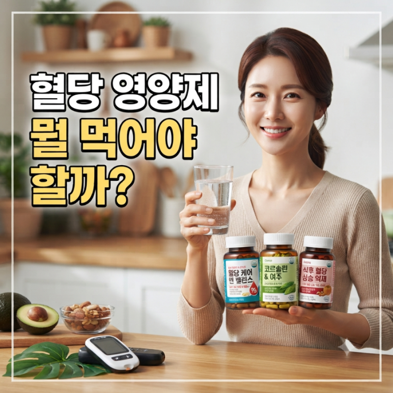 혈당 영양제 뭐가 좋을까? 바나바잎·크롬 차이부터 고르는 법까지