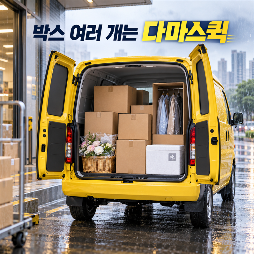 퀵서비스요금 얼마인가요? 오토바이퀵·다마스퀵 가격 차이 정리 관련 사진