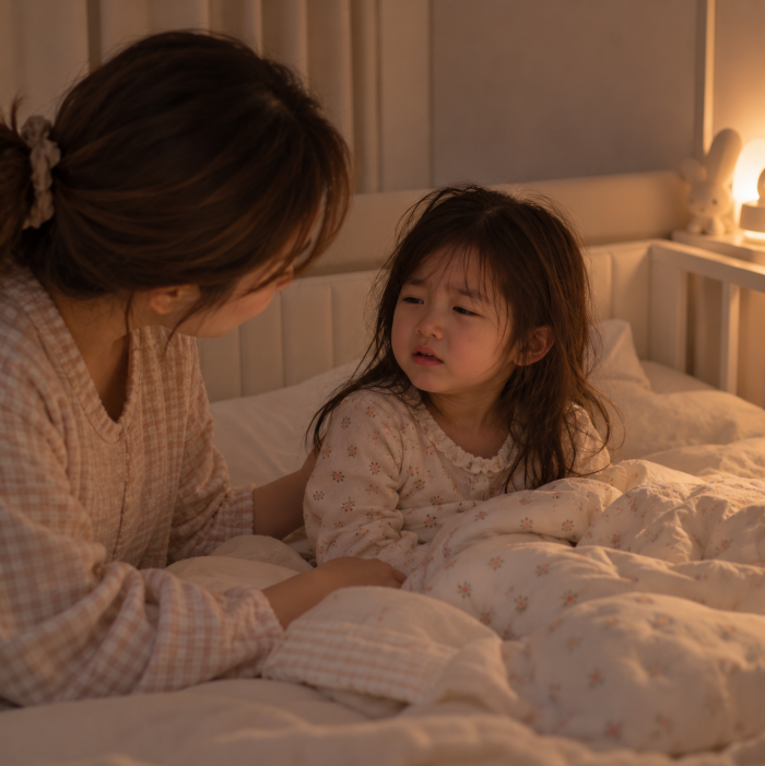 “자다가 갑자기 울어요” 소아 유아 야경증 증상과 대처방법
