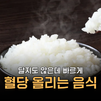 달지 않은데 빠르게 혈당 올리는 음식 10가지ㅣ망고의 식탁반전