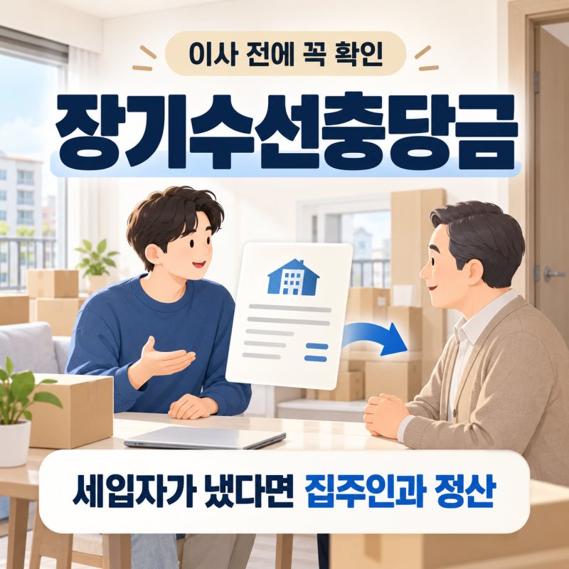 이사할 때 관리비만 정산하면 끝? 장기수선충당금도 확인하세요
