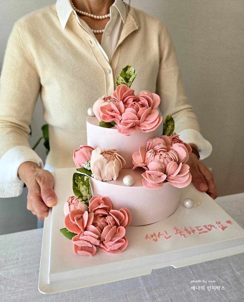 수원 떡케이크 은시루 맞춤제작 앙금떡케이크 칠순, 생일선물 추천