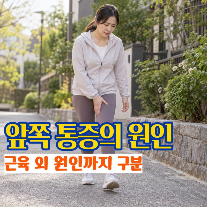 허벅지통증 앞쪽 왼쪽 오른쪽 위치에 따라 살펴보는 허벅지근육 원인