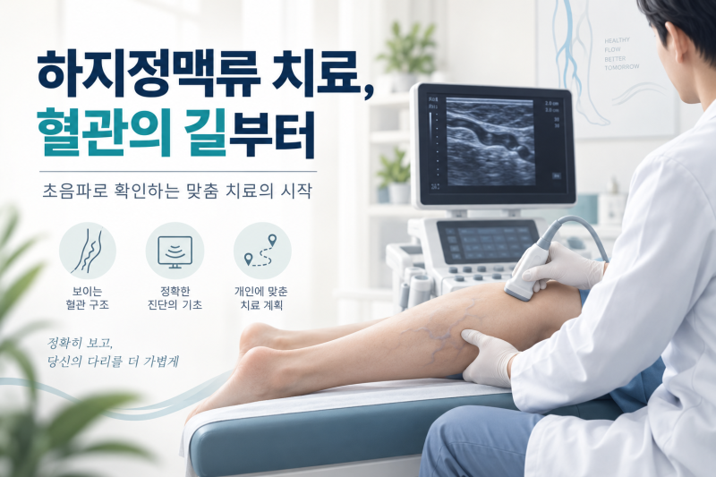 레이저·고주파냐 접착제냐, 하지정맥류 치료법을 가르는 건 ‘혈관이 지나는 길’입니다