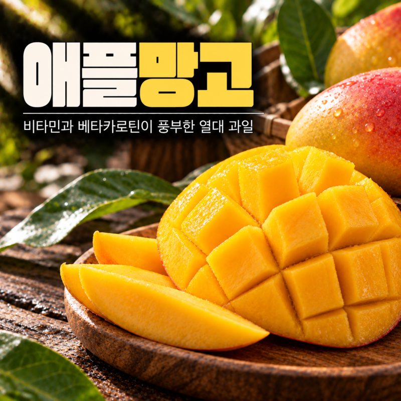 애플망고 효능 7가지 자르는법 후숙 보관법 철 부작용