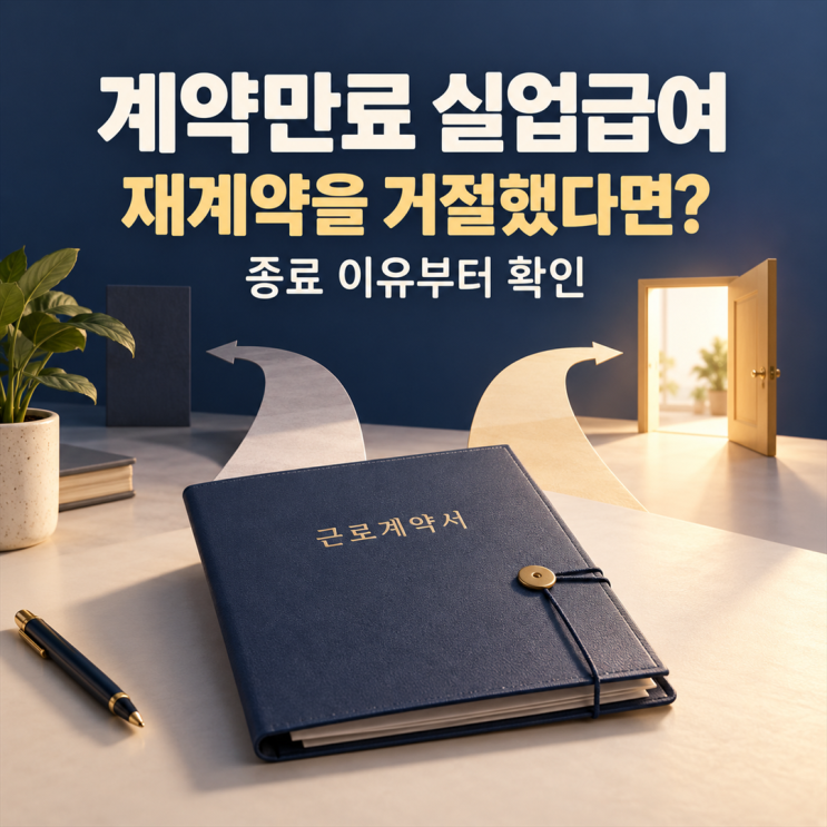 [<b>정부</b>지원] 계약만료 <b>실업급여</b>, 재계약을 거절해도 받을 수 있을까?