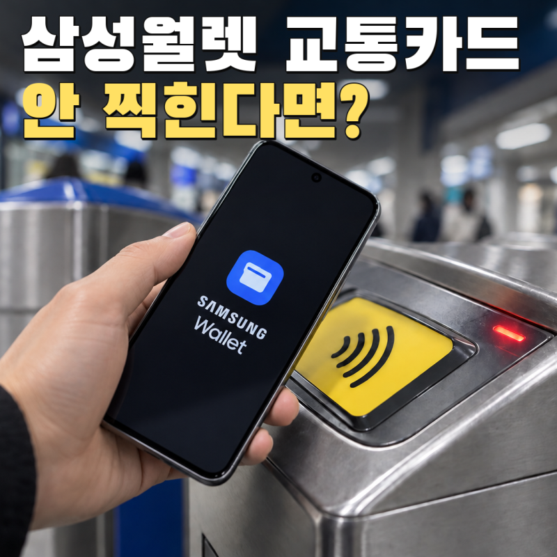 삼성페이 교통카드 사용법, 등록부터 안 찍힐 때 확인할 것