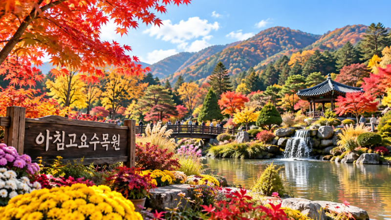 가평 아침고요수목원 가을 나들이…단풍은 언제? 입장료와 추천 산책코스까지