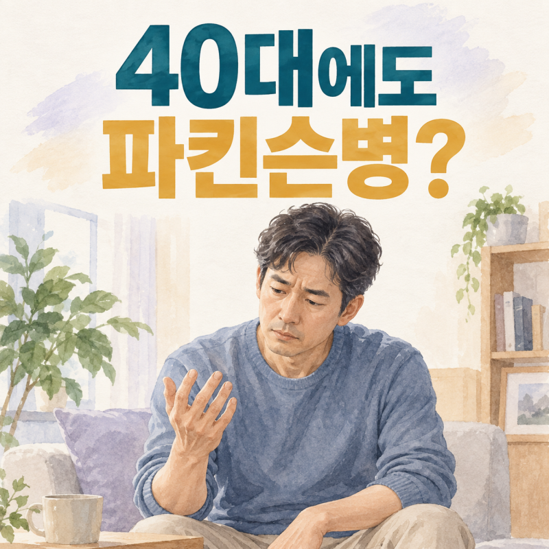 40대에도 파킨슨병이 생길까요? 손떨림과 함께 살펴야 할 변화