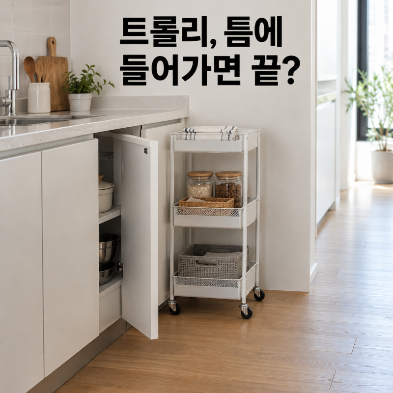 이케아 트롤리, 틈새에 들어가도 불편한 이유