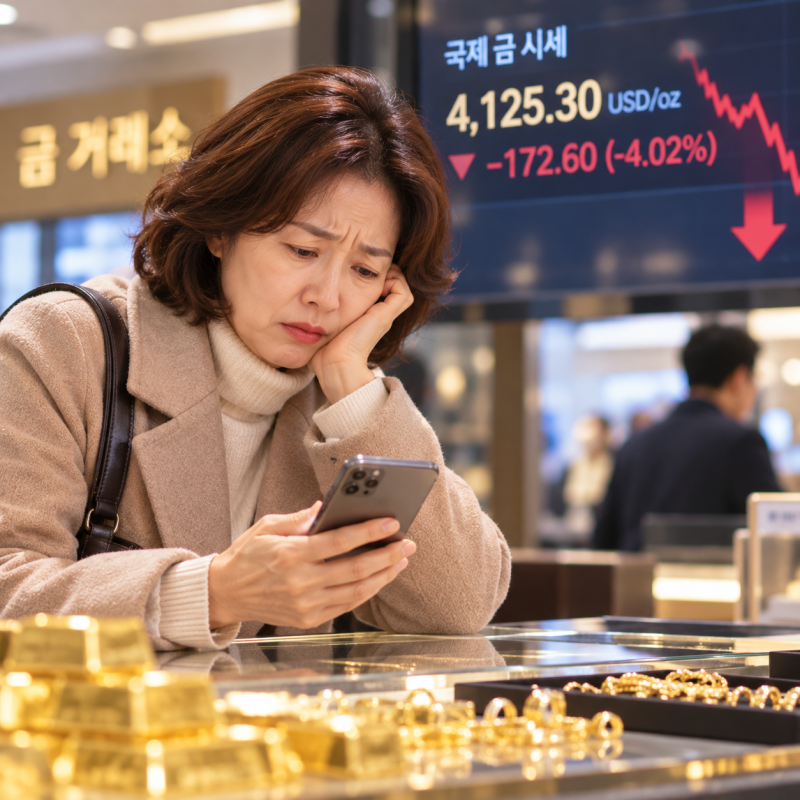 "금값 대폭락" 하락 이유와 원인, 한돈 시세 전망까지 총정리