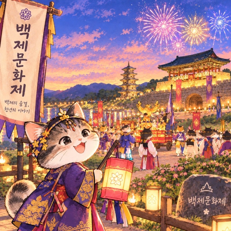2026 제72회 백제문화제 (10/ 3~10/11) 공주·부여 1박 2일·2박 3일 여행 코스( 10/9~10/11 )