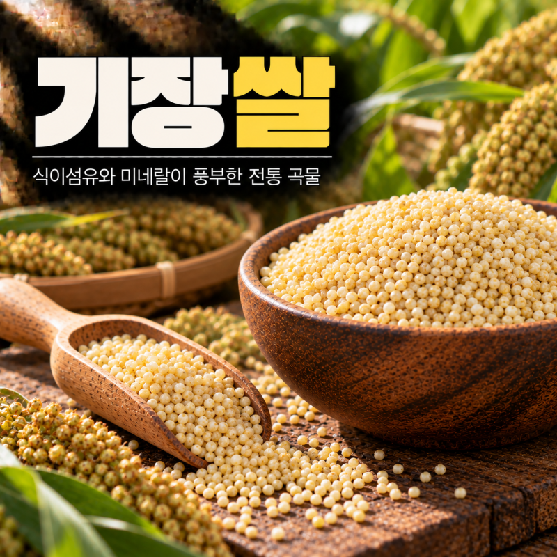 기장쌀 효능 7가지 먹는법 보관법 부작용