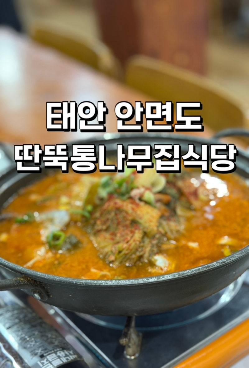 안면도 맛집 딴뚝통나무집식당 게국지가 진짜 맛있는 곳
