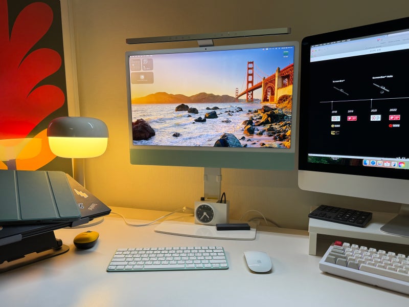 아이맥 조명 추천, 22년째 iMac 쓰는 디자이너의 벤큐 아이스크린바 후기
