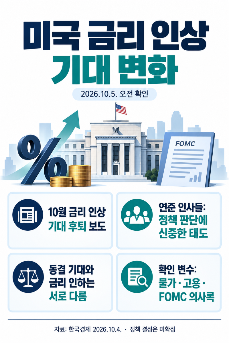 미국 금리 인상 기대가 낮아졌다…‘동결’과 ‘인하’는 왜 다를까?