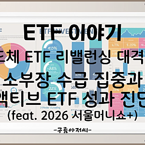 반도체 ETF 리밸런싱 대격변! 소부장 수급 집중과 액티브 ETF 성과 진단 (feat. 2026 서울머니쇼+)
