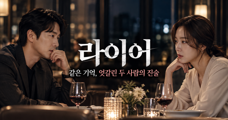 라이어 드라마 유연석 서현진｜등장인물·인물관계도, 줄거리 OTT 정리