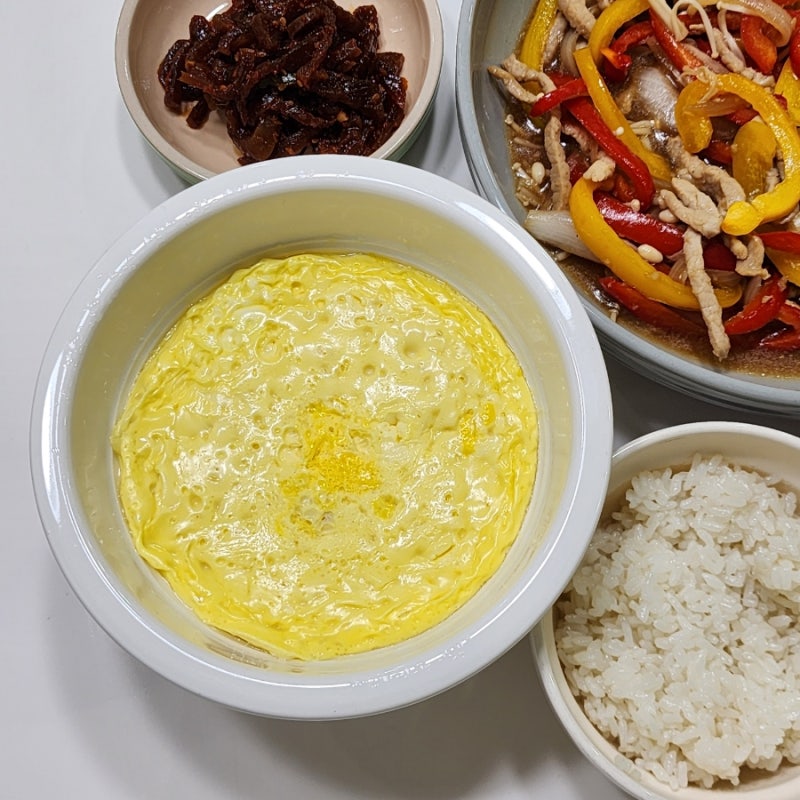 계란찜 전자레인지 만들기 전자렌지 부드러운 계란찜 만드는법