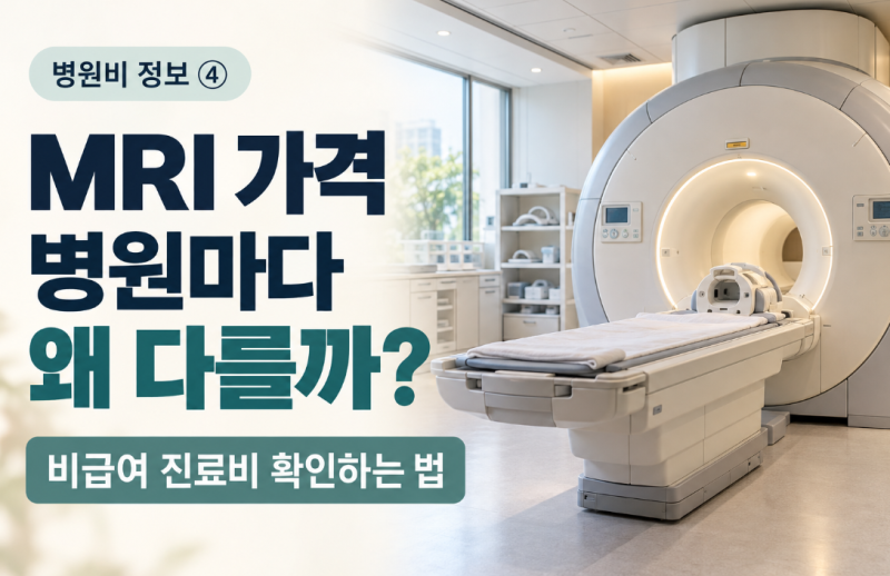 (4편) MRI 가격이 병원마다 다른 이유｜비급여 진료비 확인하는 법