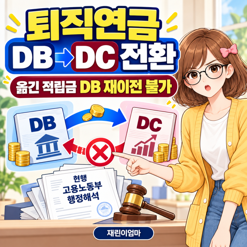 퇴직연금 DB→DC 전환, 옮긴 적립금은 DB로 되돌릴 수 없어요…6~7월 14만9710명