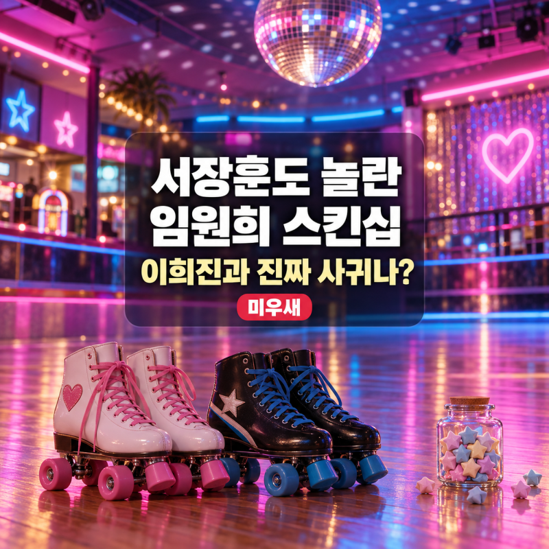 임원희 이희진 허리 감싼 롤러장 데이트.. 100일 종이별 선물에 생일 약속까지 미운우리새끼