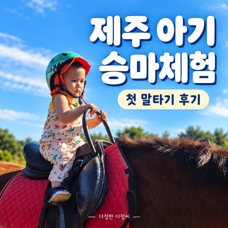 제주 아기 승마체험 가격과 첫 말타기 후기