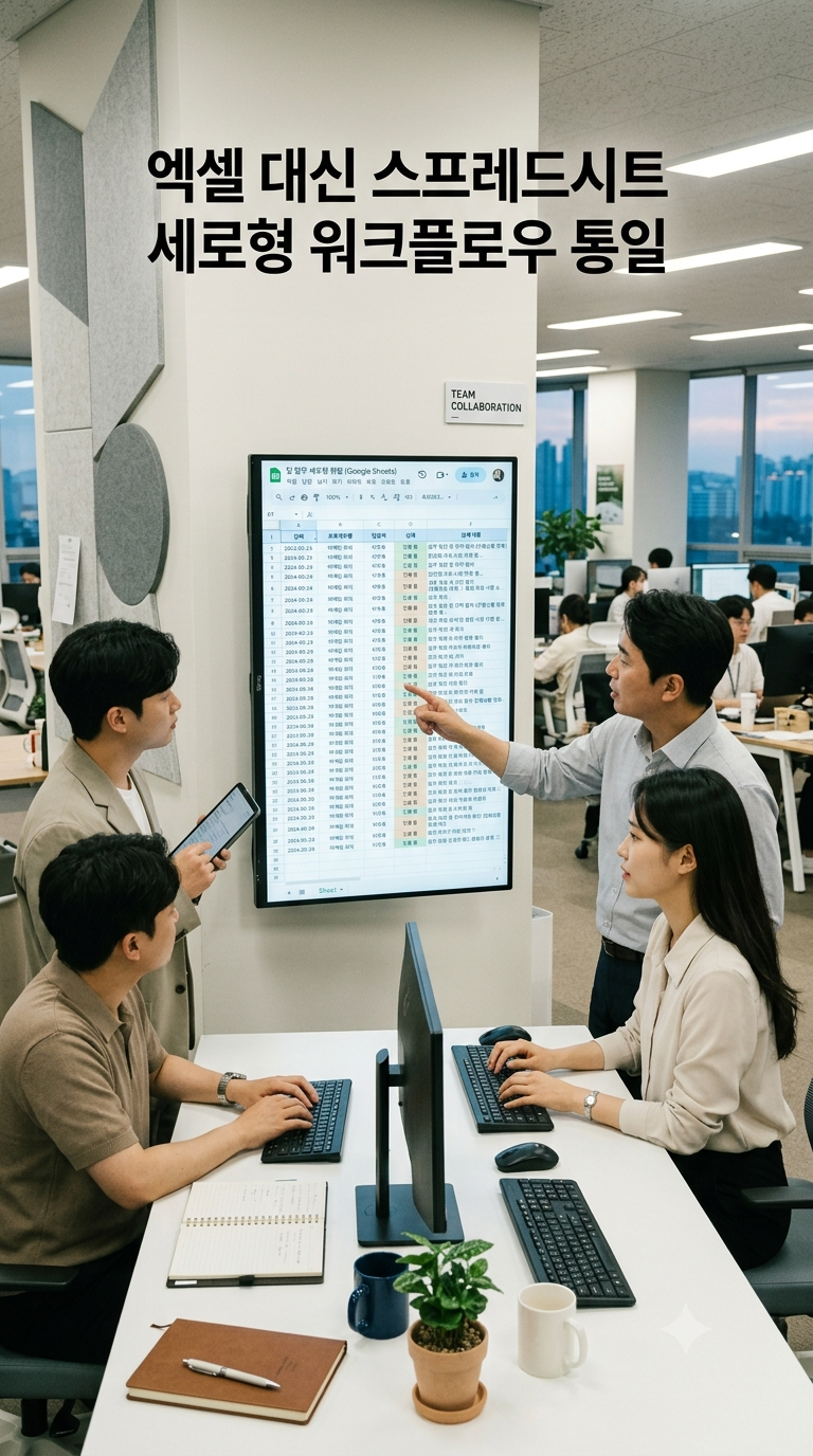 엑셀안되면 스프레드시트로 하기