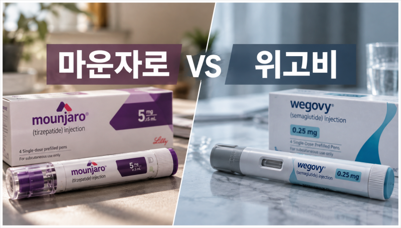 식욕억제제 위고비 마운자로 차이 체중감량 후 겪은 탈모 피로감 후기