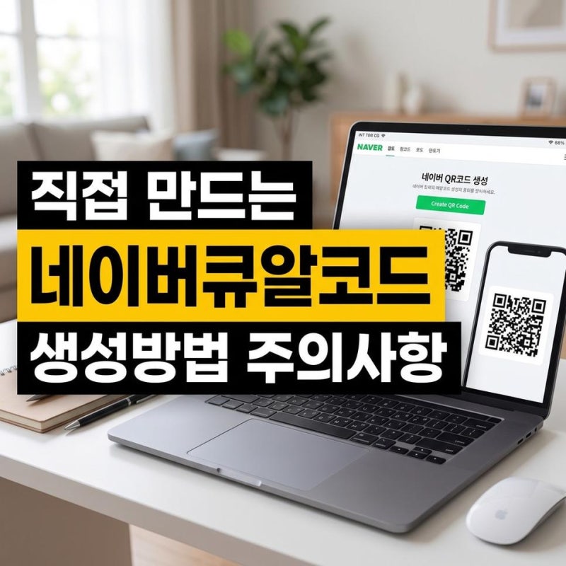 네이버 큐알코드 만들기 생성방법 활용 통계와 주의사항