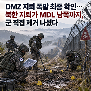 DMZ 지뢰 폭발 최종 확인…북한 지뢰가 MDL 남쪽까지, 군 직접 제거 나섰다
