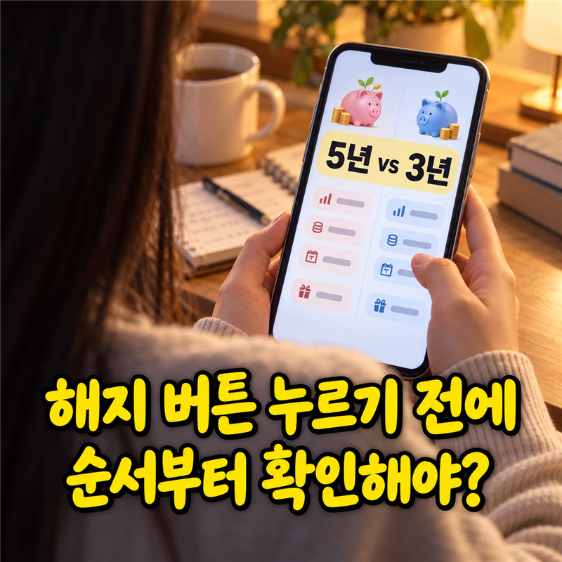 "해지부터 하면 안 된다고?" 청년도약계좌 청년미래적금 갈아타기 순서