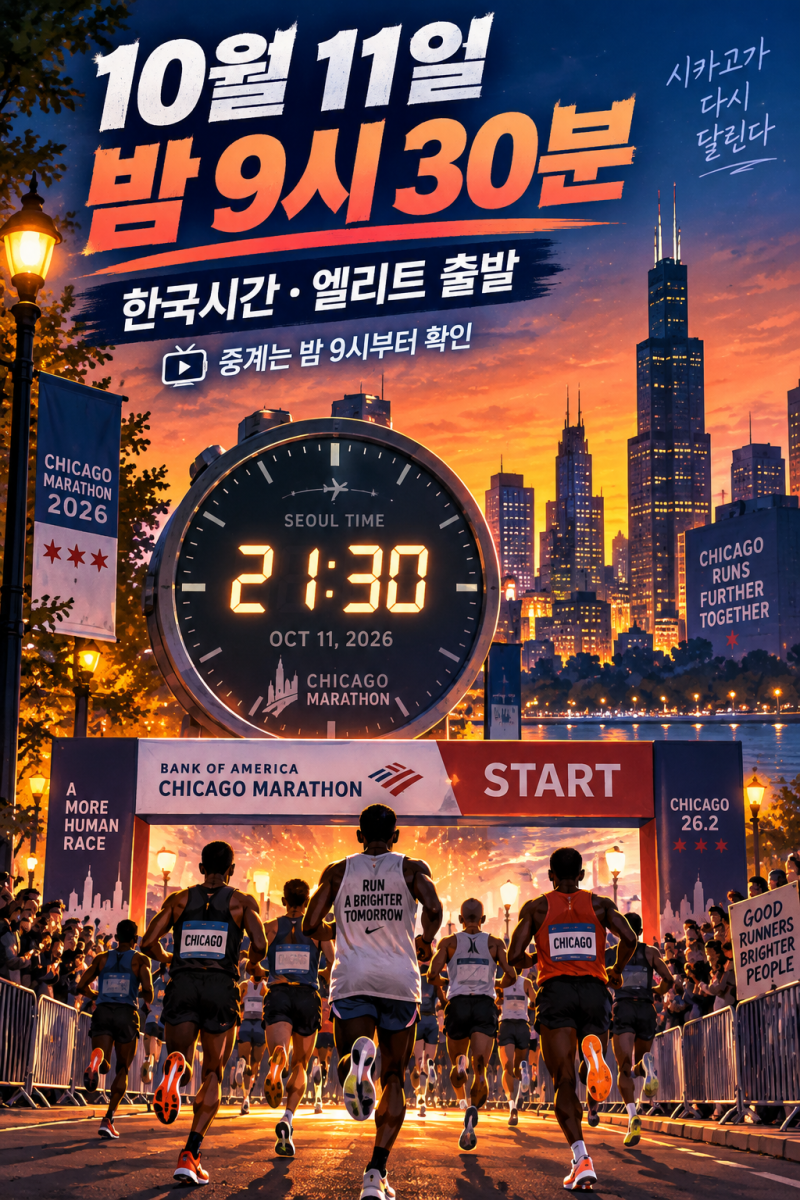 2026 시카고마라톤 관전 가이드: 10월 11일 한국시간·중계·선수 추적