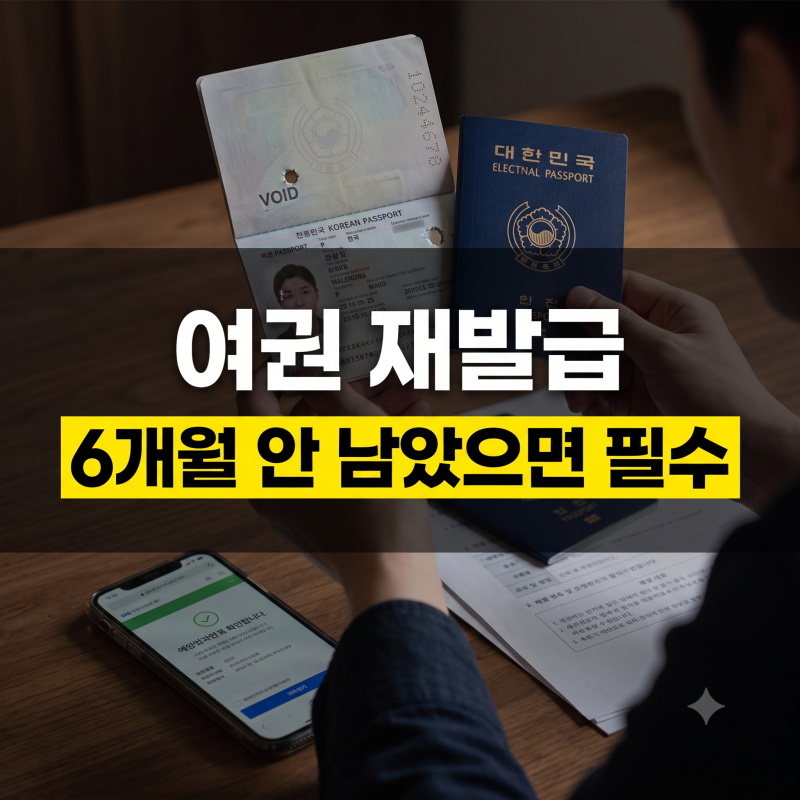 여권 유효기간 만료 전 재발급 방법, 비용 총정리