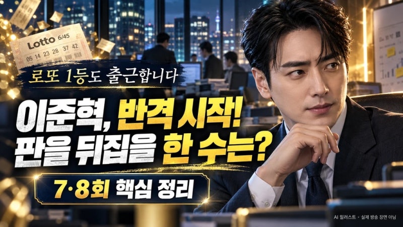 로또 1등도 출근합니다 이준혁 반격 시작/로또 1등도 출근합니다, 이준혁 반격 시작! ‘만토....
