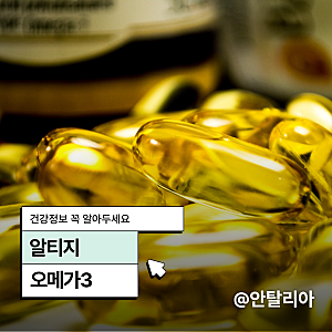 오메가3추천 낯선  알티지 rTG이름의 뜻