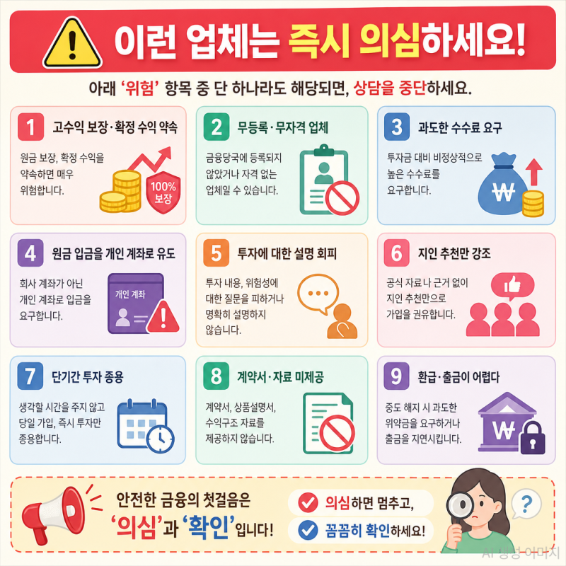 대출상담사 불법 수수료 구별법, 이 체크리스트 하나로 끝내세요
